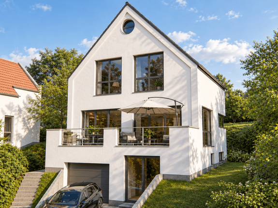 Hochkarätige Stadtvilla über drei Ebenen