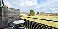 Balkon Blick ins Grüne