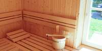 Private Sauna im Erdgeschoss